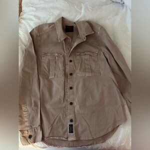 Abercrombie & Fitch women’s Light Brown Shirt Jacket